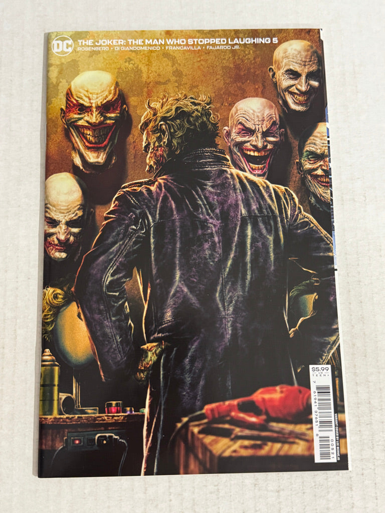JOKER The Man Who Stopped Laughing #5 Lee Bermejo Variant