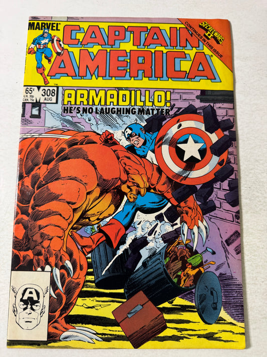 CAPTAIN AMERICA #308 VG/FN 1ST APPEARANCE