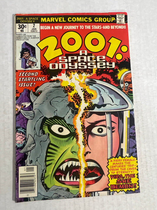 2001: A SPACE ODYSSEY #2 GD/VG Jack Kirby Cover