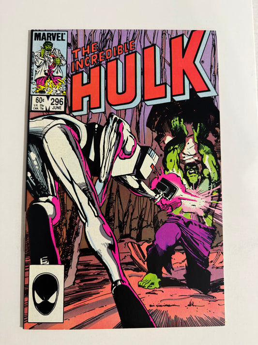 INCREDIBLE HULK #296 VF/NM Bill Sienkiewicz Cover