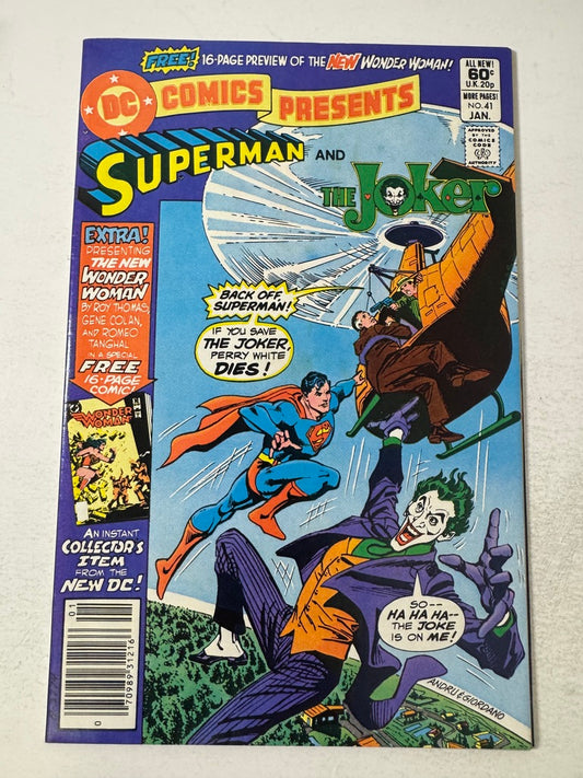 DC COMICS PRESENTS #41 NEWSSTAND