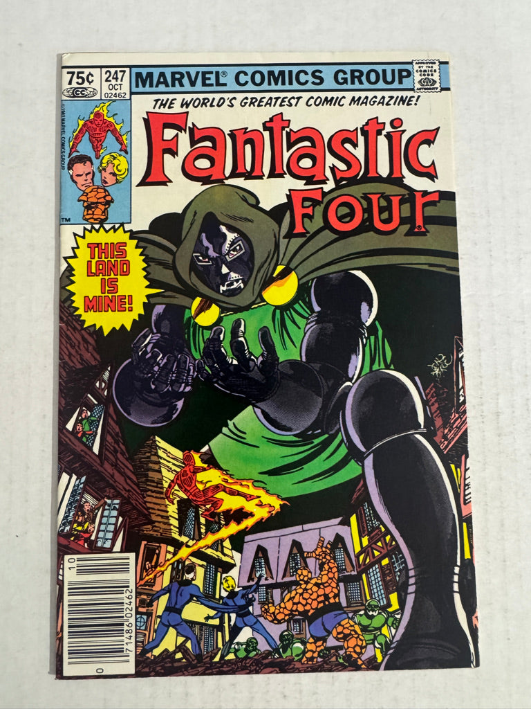 FANTASTIC FOUR #247 VF- John Byrne Cover 1ST APPEARANCE CANADIAN PRICE VARIANT