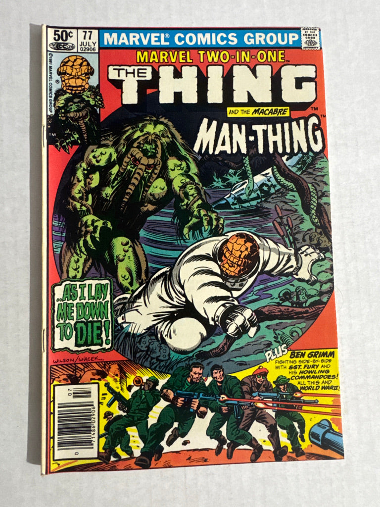 MARVEL TWO-IN-ONE #77 FN NEWSSTAND