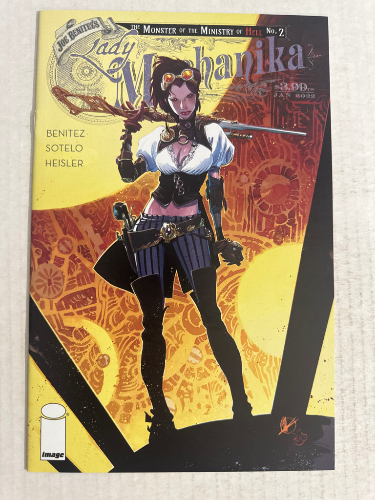 LADY MECHANIKA The Monster of The Ministry of Hell #2 NM B Scalera Variant