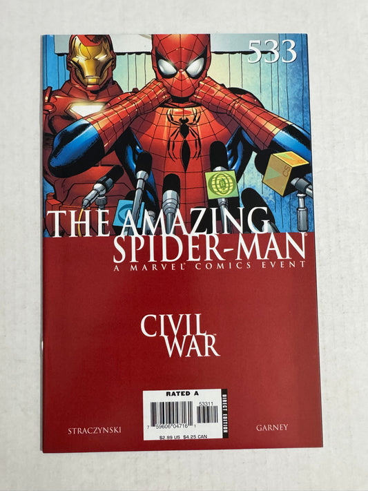 AMAZING SPIDER-MAN #533 NM Ron Garney Cover