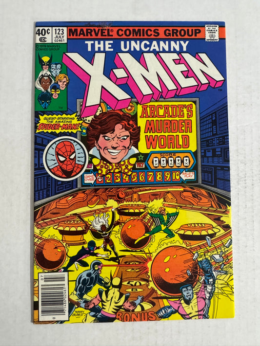 UNCANNY X-MEN #123 VF+ NEWSSTAND