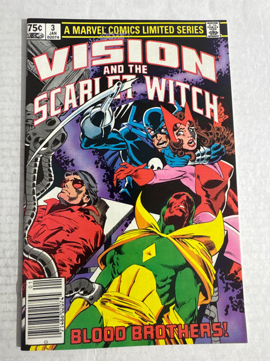 VISION AND THE SCARLET WITCH #3 NM CANADIAN PRICE VARIANT