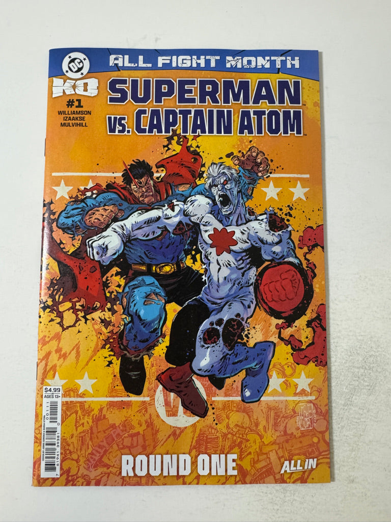 DC KO SUPERMAN vs CAPTAIN ATOM #1 NM