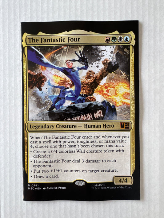 FANTASTIC FOUR #12 NM Magic The Gathering Variant