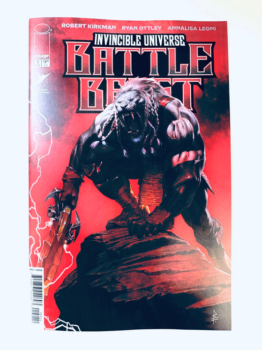INVINCIBLE UNIVERSE: BATTLE BEAST #2 NM 4th Print Riccardo Federici