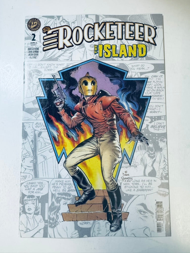 THE ROCKETEER: THE ISLAND #2 NM Cover B Dave Stevens Variant