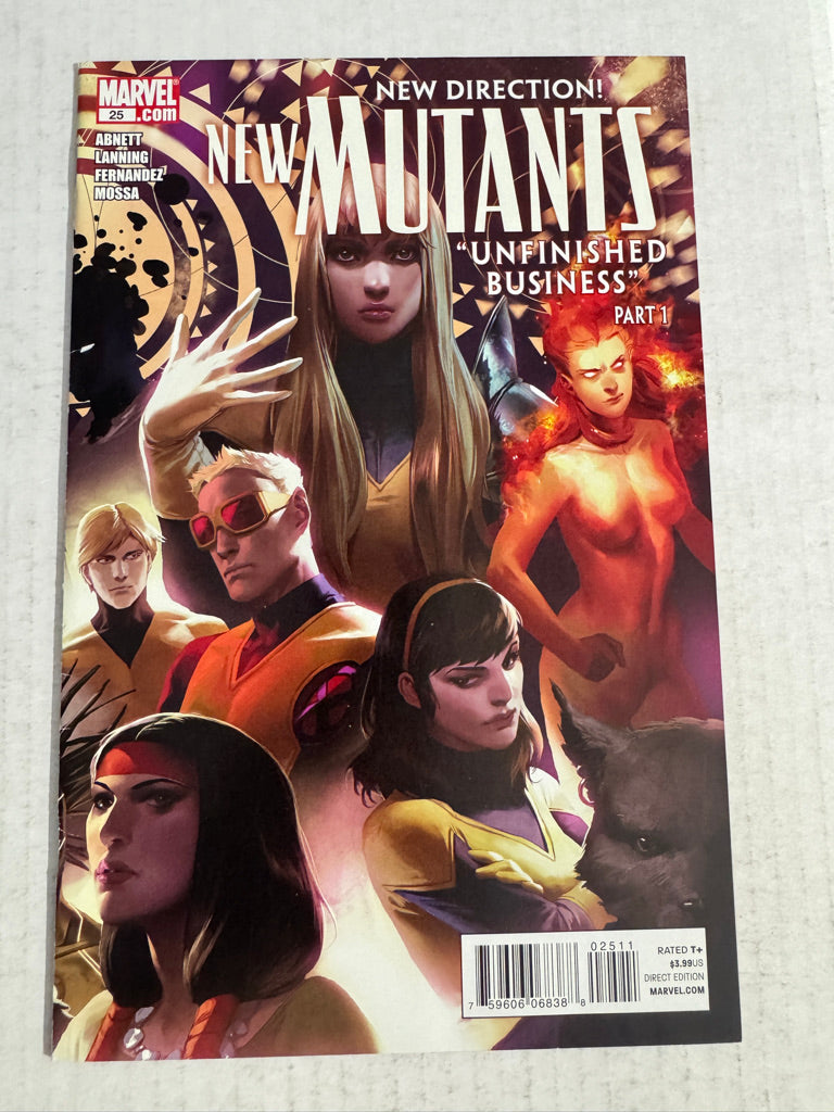 NEW MUTANTS #25 Vol 3 VF/NM Marko Djurdjevic Cover