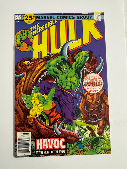 INCREDIBLE HULK #202 FN