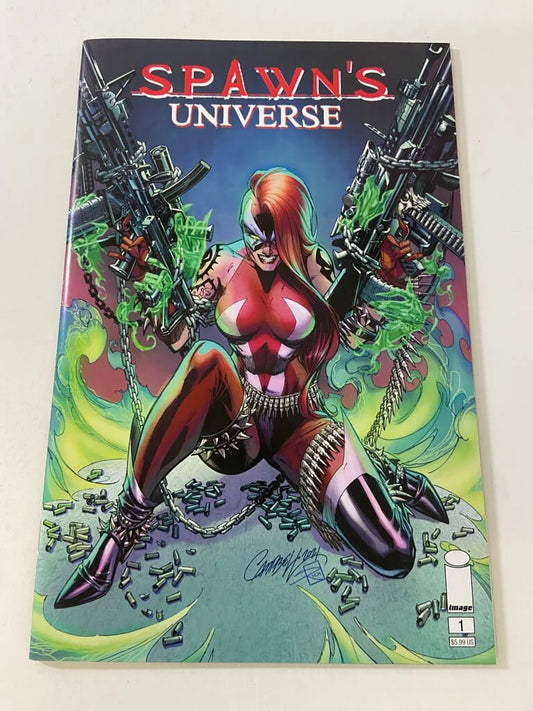 SPAWN'S UNIVERSE #1 J Scott Campbell She-Spawn Cover 1ST APPEARANCE