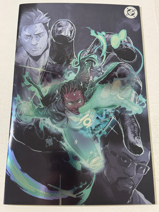 ABSOLUTE GREEN LANTERN #1 NM Virgin Foil Variant SIGNED by Jahnoy Lindsay