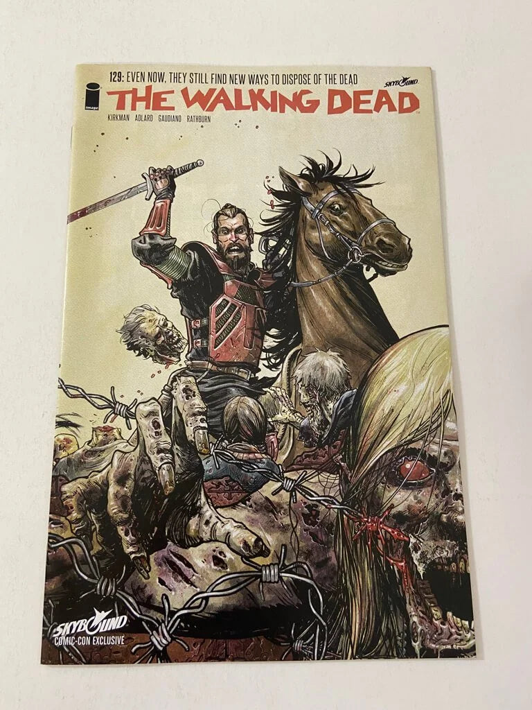 THE WALKING DEAD #129 NM SDCC Matthew Roberts Variant