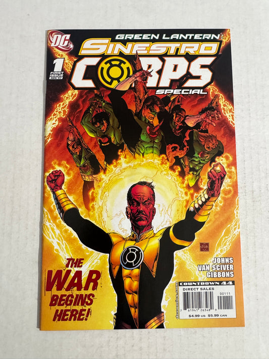 GREEN LANTERN SINESTRO CORPS SPECIAL #1 Ethan Van Sciver Cover 1ST APPEARANCE