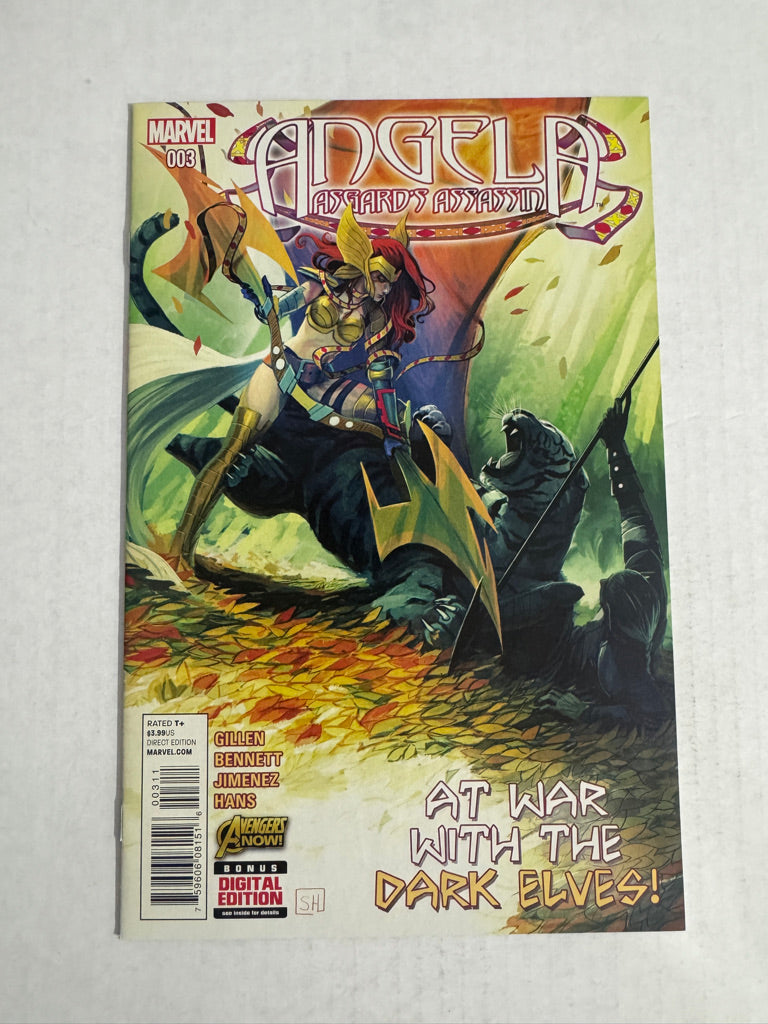 ANGELA ASGARD'S ASSASSIN #3 NM Stephanie Hans Cover