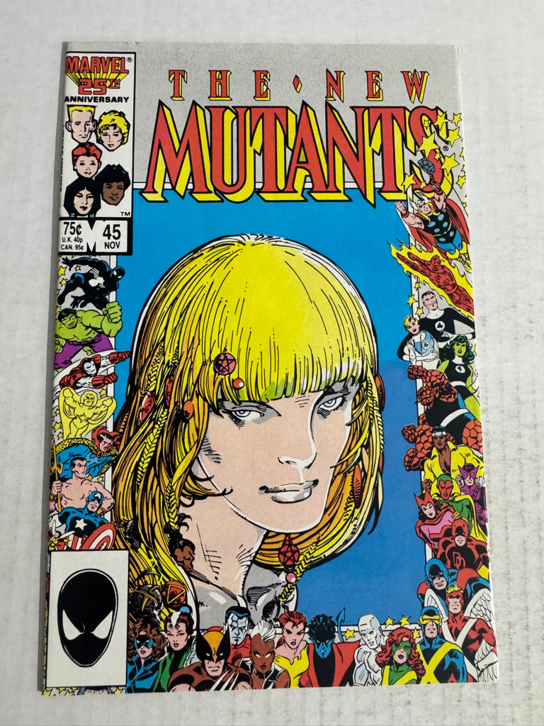 NEW MUTANTS #45 FV Barry Windsor-Smith Cover
