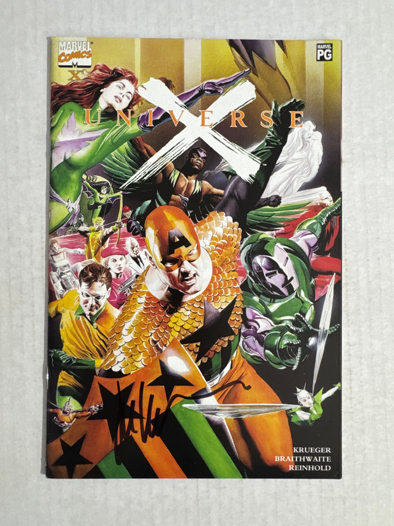 UNIVERSE X #X VF Alex Ross Cover SIGNED by Jim Krueger