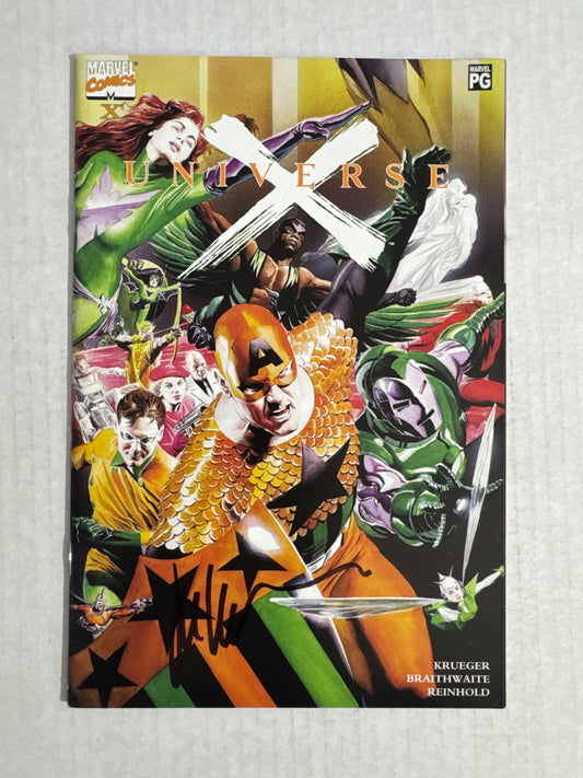UNIVERSE X #X VF Alex Ross Cover SIGNED by Jim Krueger