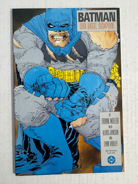 BATMAN THE DARK KNIGHT RETURNS #2 NM- Frank Miler Cover NEWSSTAND