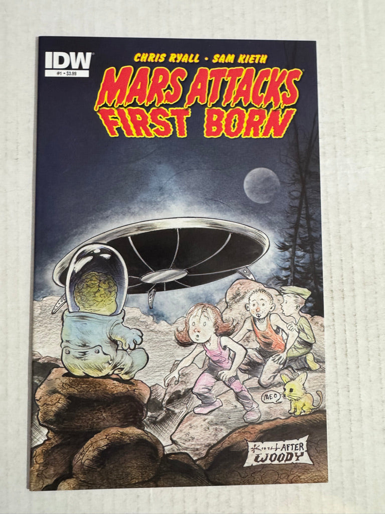 MARS ATTACKS FIRST BORN #1 NM Sam Kieth Cover