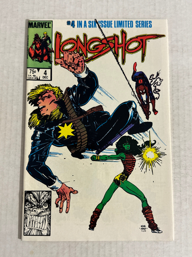 LONGSHOT #4 VF/NM Arthur Adams Cover