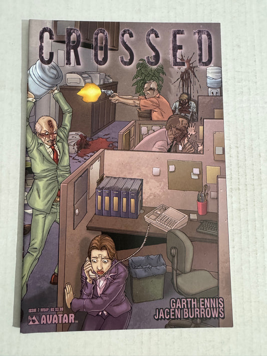 CROSSED #7 VF/NM  Jacen Burrows Wrap Variant