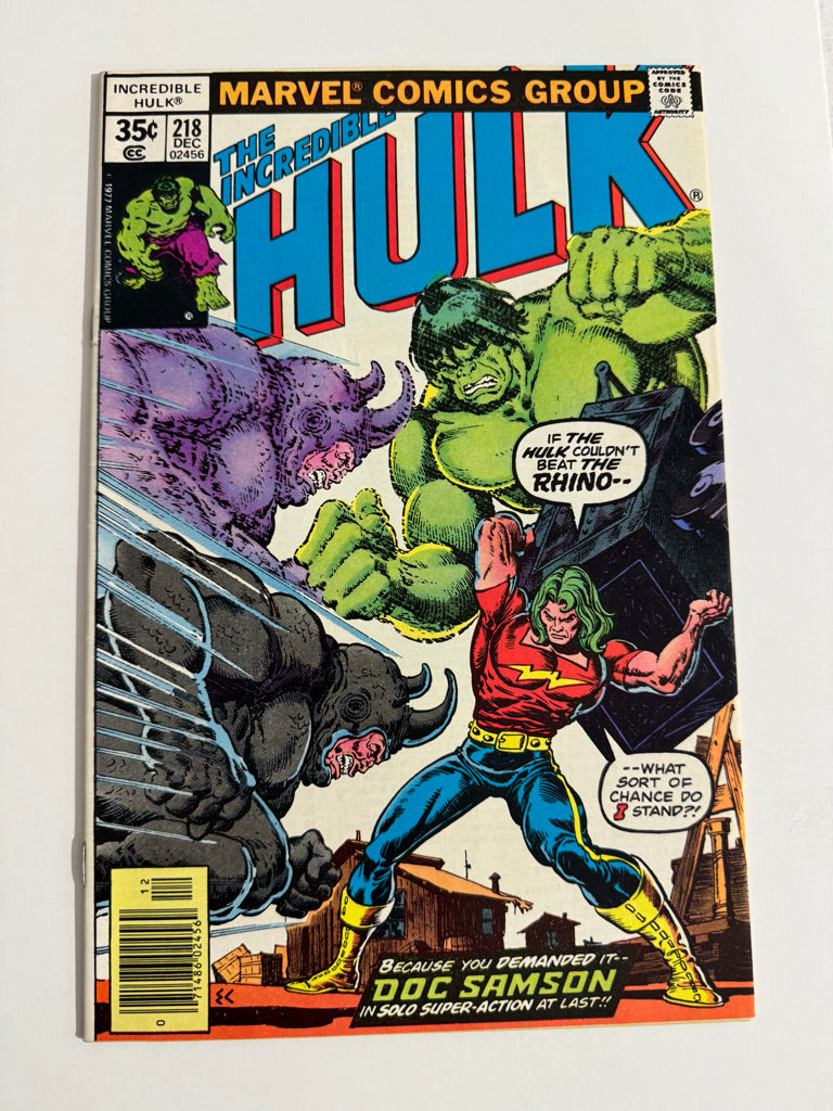 INCREDIBLE HULK #218 VF/NM
