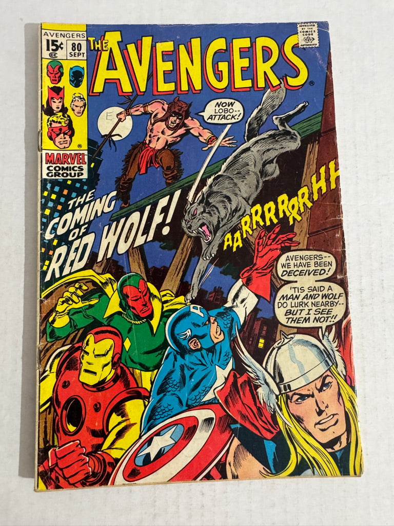 AVENGERS #80 VG 1ST APPEARANCE