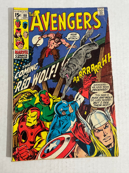 AVENGERS #80 VG 1ST APPEARANCE