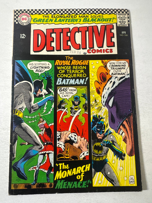 DETECTIVE COMICS #350 VG/FN  Joe Kubert Cover