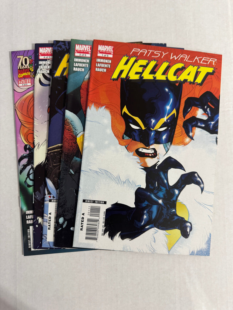 PATSY WALKER: HELLCAT #1-5 VF SET