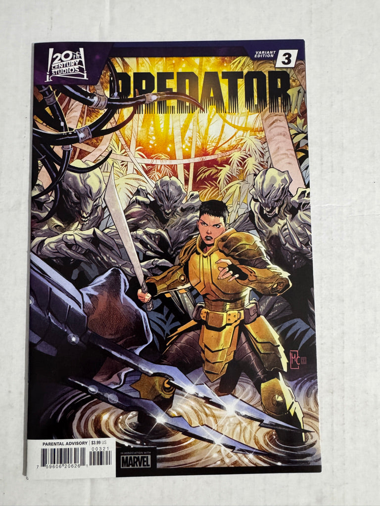 PREDATOR #3 Vol 2 NM Coccolo Variant