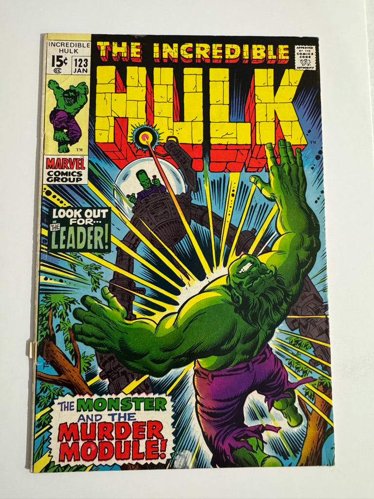 INCREDIBLE HULK #123 VG+