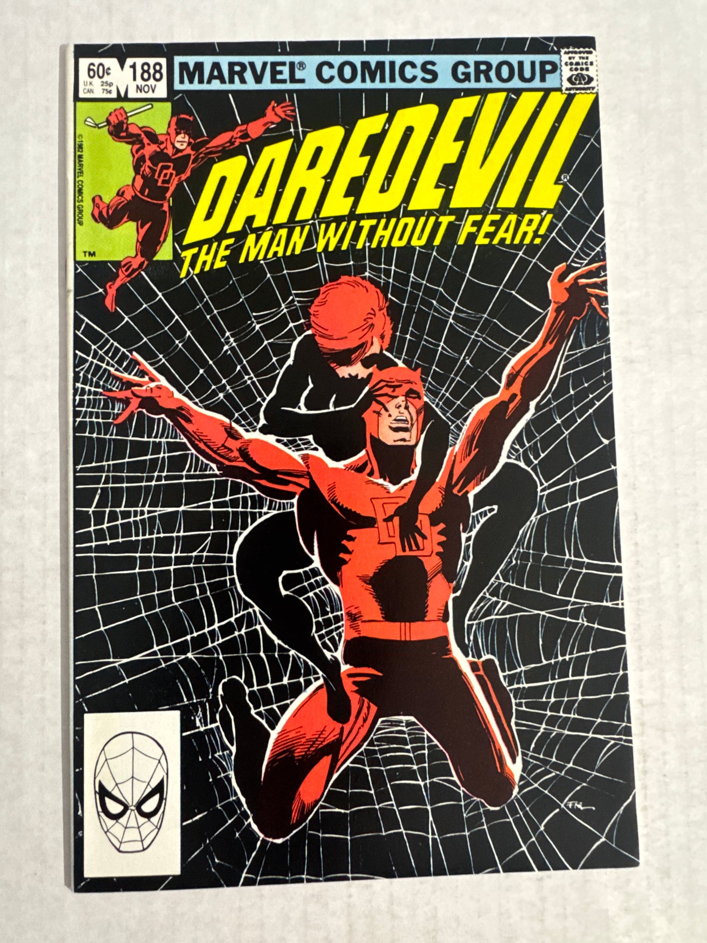 DAREDEVIL #188 NM Frank Miller Cover