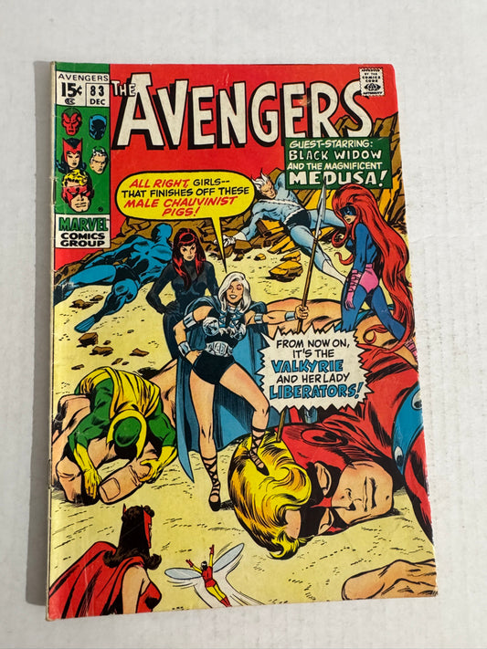 AVENGERS #83 VG 1ST APPEARANCE
