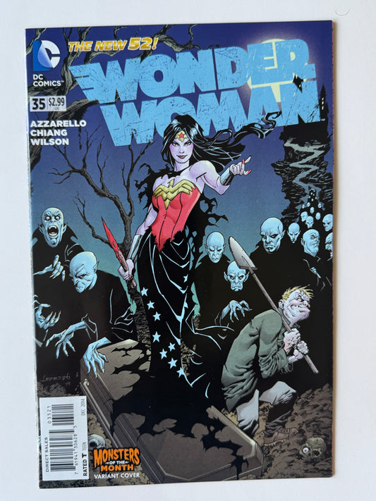 WONDER WOMAN #35 Vol 4 NM Lopresti Monsters of The Month Variant