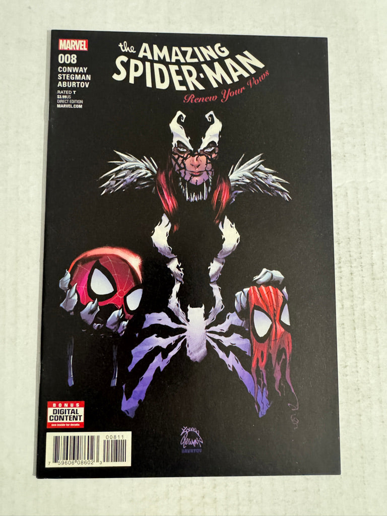 AMAZING SPIDER-MAN RENEW YOUR VOWS #8 Vol 2 NM- Ryan Stegman Cover