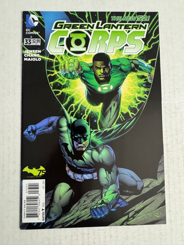 GREEN LANTERN CORPS #33 Vol 3 NM Sean Chen Batman Variant
