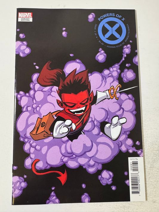 POWERS OF X #2 NM Skottie Young Variant