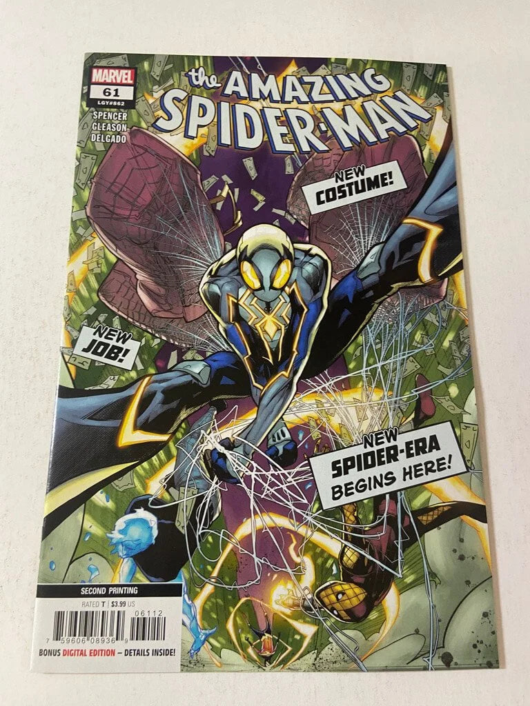 AMAZING SPIDER-MAN #61 Vol 5 NM 2nd Print Variant