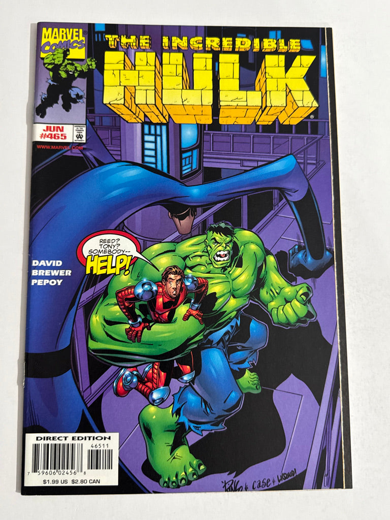 INCREDIBLE HULK #465 VF/NM Mike Wieringo Cover