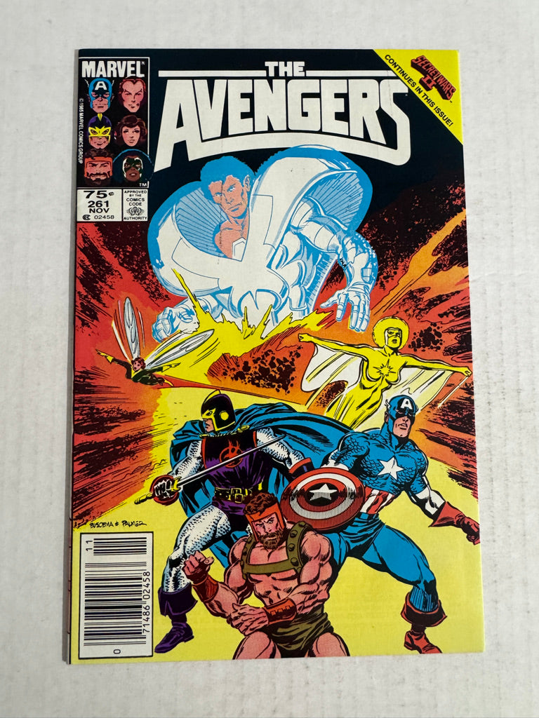 AVENGERS #261 NM- CANADIAN PRICE VARIANT