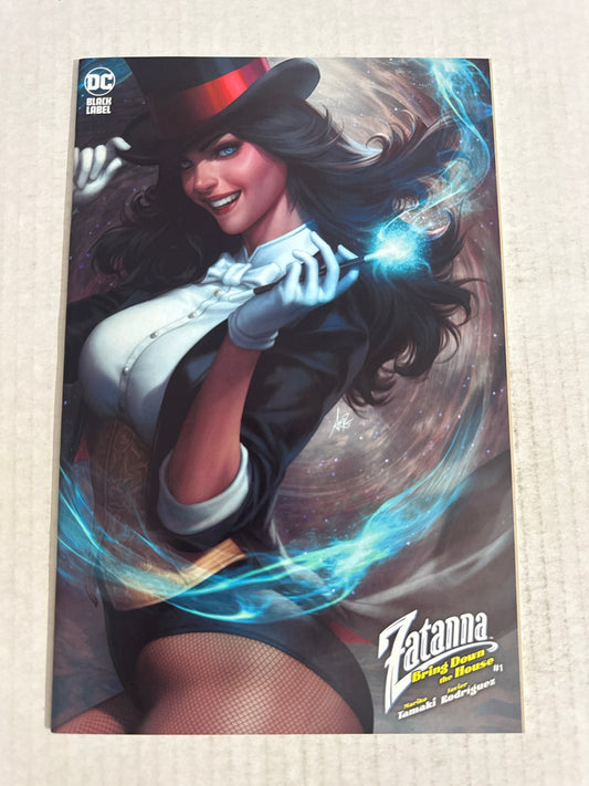 ZATANNA BRING DOWN THE HOUSE #1 NM Artgerm Variant