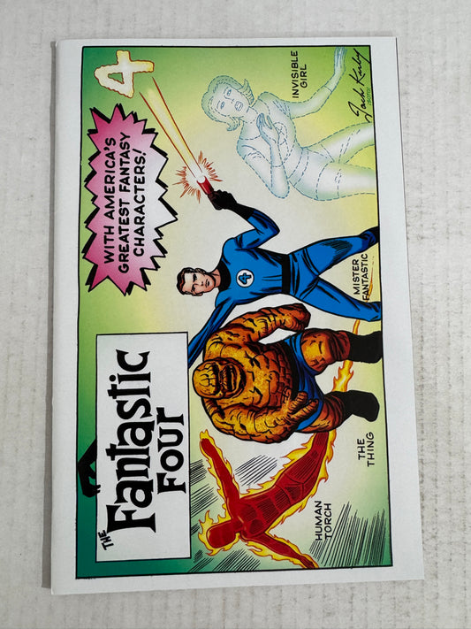 FANTASTIC FOUR #1 Vol 6 NM Virgin Jack Kirby Hidden Gem Variant 1ST APPEARANCE