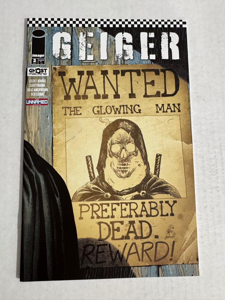 GEIGER #2 Vol 2 VF+ Gary Frank Cover