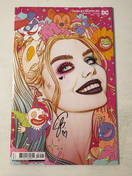 HARLEY QUINN #30 Vol 4 NM Jenny Frison Variant SIGNED by Sweeney Boo
