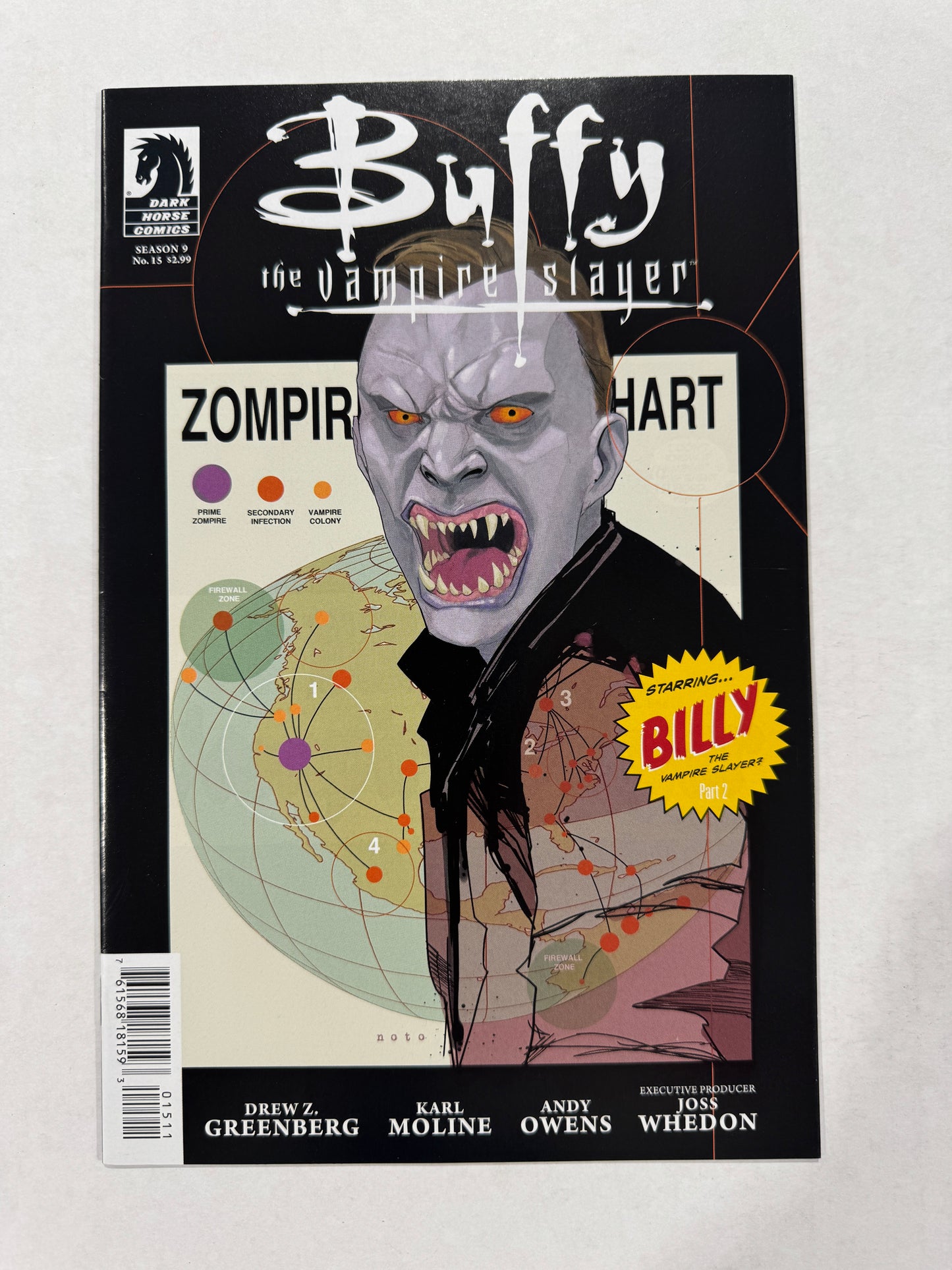 BUFFY THE VAMPIRE SLAYER Season 9 #15 NM Phil Noto Cover
